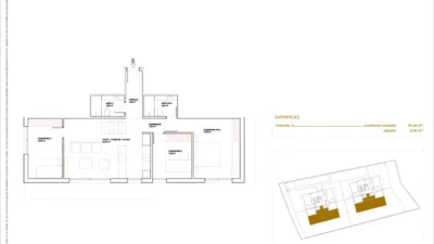 Piso en venta en Avenida de Cantabria, 60, cerca de Calle de la Cuesta, Los Corrales de Buelna de 292.000 €
