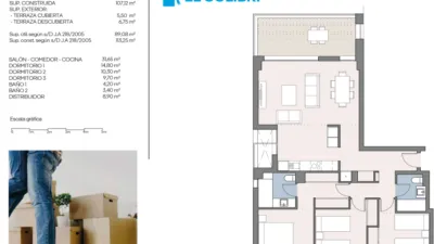 Piso en venta en Calle de la Gioconda, 32, Churriana-El Pizarrillo-La Noria-Guadalsol (Distrito Churriana. Málaga Capital) de 350.000 €