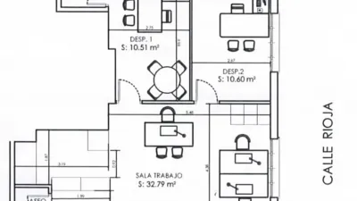 Oficina en venta en Plaza de los Reyes de España, 6, Centre (Benidorm) de 124.000 €