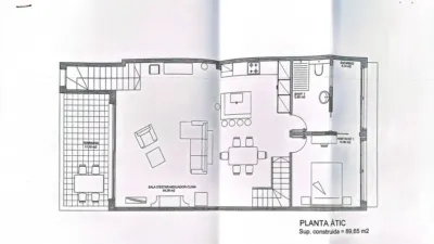 Attic in Centre photo 60