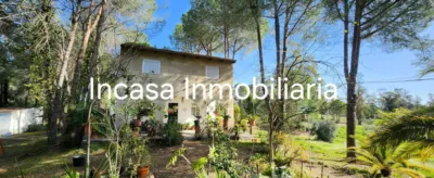 Chalet for sale in Los Pinos de Valverde del Camino, in a beautiful area surrounded by nature. The property features a spacious living room with a fireplace, three double bedrooms, a bathroom with a shower tray, a kitchen with access to the barbecue area, a front terrace, a swimming pool, and a large plot with olive trees, fruit trees, a chicken coop, and a spacious garage. photo 23