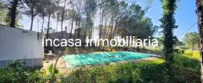 Chalet for sale in Los Pinos de Valverde del Camino, in a beautiful area surrounded by nature. The property features a spacious living room with a fireplace, three double bedrooms, a bathroom with a shower tray, a kitchen with access to the barbecue area, a front terrace, a swimming pool, and a large plot with olive trees, fruit trees, a chicken coop, and a spacious garage. photo 16