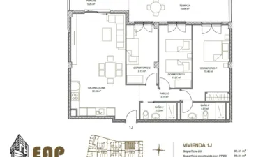 Piso en venta en Calle Pirineo, Los Dolores-Los Gabatos-Hispanoamérica (Distrito Núcleo Urbano. Cartagena) de 163.000 €