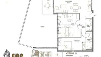 Piso en venta en Calle Pirineo, Los Dolores-Los Gabatos-Hispanoamérica (Distrito Núcleo Urbano. Cartagena) de 163.000 €