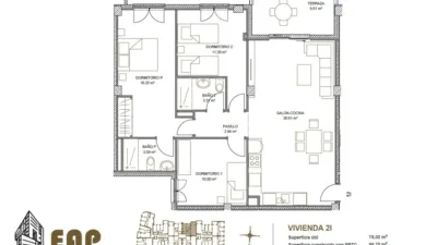 Piso en venta en Calle Pirineo, Los Dolores-Los Gabatos-Hispanoamérica (Distrito Núcleo Urbano. Cartagena) de 188.500 €