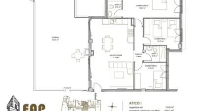 Piso en venta en Calle Pirineo, Los Dolores-Los Gabatos-Hispanoamérica (Distrito Núcleo Urbano. Cartagena) de 188.500 €