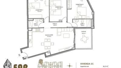 Piso en venta en Calle Pirineo, Los Dolores-Los Gabatos-Hispanoamérica (Distrito Núcleo Urbano. Cartagena) de 188.500 €