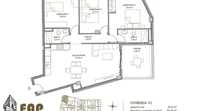 Piso en venta en Calle Pirineo, Los Dolores-Los Gabatos-Hispanoamérica (Distrito Núcleo Urbano. Cartagena) de 188.500 €