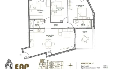 Piso en venta en Calle Pirineo, 5, Los Dolores-Los Gabatos-Hispanoamérica (Distrito Núcleo Urbano. Cartagena) de 188.500 €
