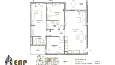 Piso en venta en Calle Pirineo, 5, Los Dolores-Los Gabatos-Hispanoamérica (Distrito Núcleo Urbano. Cartagena) de 188.500 €