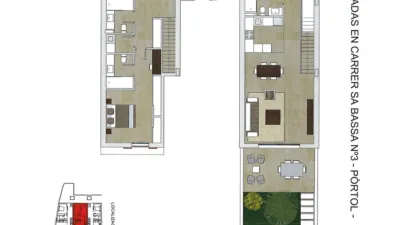 Chalet adosado en venta en Travessera de Sa Bassa, Pòrtol (Marratxí) de 745.000 €