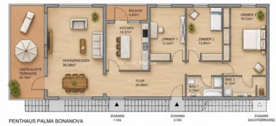 Penthouse in La Bonanova-Porto Pi photo 17