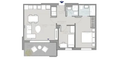 Piso en alquiler en Carrer Antoni María Alcover, La Geltrú-Casernes-Sant Jordi (Vilanova i la Geltrú) de 1.210 €<span>/mes</span>