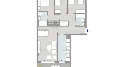 Piso en alquiler en Carrer de Vicent Andres Estelles, La Geltrú-Casernes-Sant Jordi (Vilanova i la Geltrú) de 1.400 €<span>/mes</span>