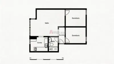 Piso en venta en Calle de los Dibujantes, Arcos (Distrito San Blas. Madrid Capital) de 230.000 €