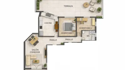 Apartment on Miquel Dels Sants Oliver Street photo 15