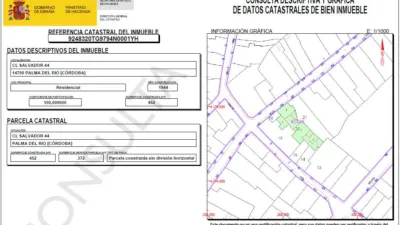 Casa en venta en Calle del Salvador, número 44, cerca de Calle del Sol, Palma del Río de 95.000 €