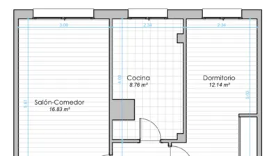 Apartamento en alquiler en Calle de Pravia, La Florida-Las Campas (Oviedo) de 750 €<span>/mes</span>