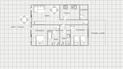 Piso en alquiler en Avenida Cañada Julián, Puerto Vera-Las Salinas (Vera) de 700 €<span>/mes</span>