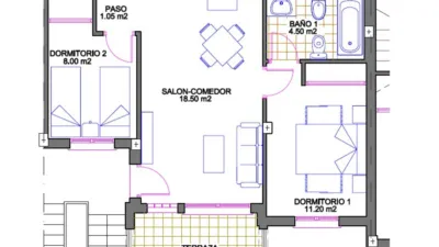 Piso en venta en Avenida del Tomillo, Puerto Vera-Las Salinas (Vera) de 160.000 €