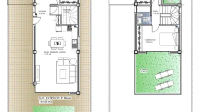 Chalet unifamiliar en venta en Urbanización Nueva, Los Alcázares de 420.000 €