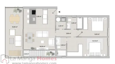 Ático en venta en Calle Rembrant, Número 65, Islas Menores-Mar de Cristal (Distrito Mar Menor de Cartagena. Cartagena) de 289.000 €