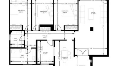 Piso en venta en Calle de la Florida, cerca de Calle de Ramón Ortiz de Zárate, Centro (Vitoria - Gasteiz) de 390.000 €