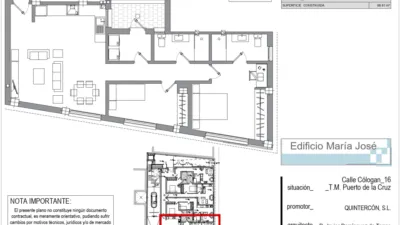 Piso en venta en Calle Cólogan, 16, Zona Martiánez (Puerto de la Cruz) de 395.000 €