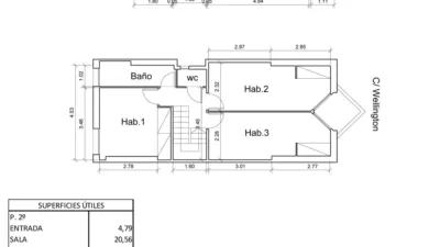 Dúplex en venta en Carrer de Wellington, El Parc-La Llacuna del Poblenou (Distrito Sant Martí. Barcelona Capital) de 539.000 €