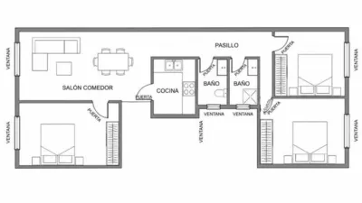 Piso en venta en Calle del Marqués de Comillas, 12, Centro (Laredo) de 439.000 €