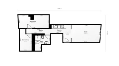 Piso en venta en Calle San José, Centro Histórico (Cádiz Capital) de 180.000 €