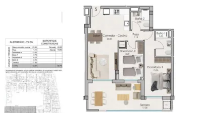 Penthouse in Centre-Port-Platja Llevant photo 13