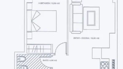 Piso en alquiler en Calle de Aguado, 12, L'Arena (Distrito Este. Gijón) de 800 €<span>/mes</span>