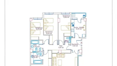 Piso en venta en Avenida de la Reina Victoria Eugenia, 2, Ensanche (Distrito Núcleo Urbano. Cartagena)