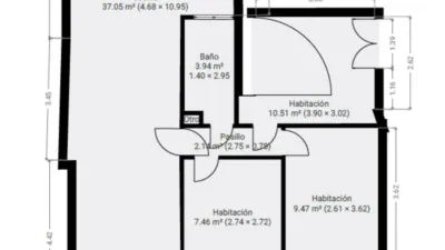 Piso en venta en Avenida de la Reina Victoria Eugenia, Ensanche (Distrito Núcleo Urbano. Cartagena) de 249.000 €