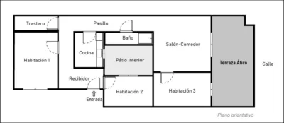 Penthouse on Carrer de José Ballester photo 49