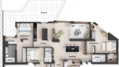 Penthouse on Calle de Alcalá photo 39