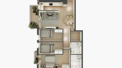 Apartment in Can Rull photo 36