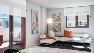 Apartment in Almeiras photo 2