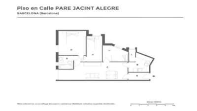 Piso en venta en Carrer del Pare Jacint Alegre, La Salut (Distrito Gràcia. Barcelona Capital) de 324.000 €