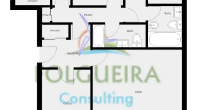 Piso en venta en Avenida de Pablo Neruda, cerca de Calle de los Andaluces, Portazgo (Distrito Puente de Vallecas. Madrid Capital) de 362.000 €