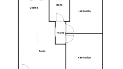 Piso en venta en Calle Cocherito de Bilbao, Bolueta (Distrito Begoña-Santutxu. Bilbao) de 189.000 €