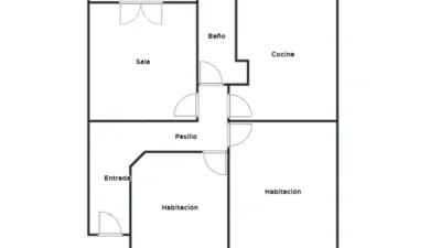 Piso en venta en Calle Cocherito de Bilbao, Bolueta (Distrito Begoña-Santutxu. Bilbao) de 189.000 €