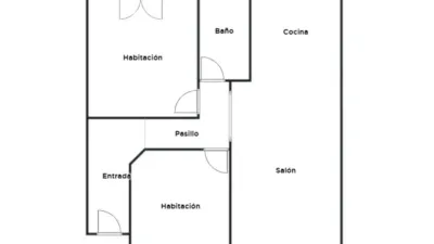 Piso en venta en Calle Cocherito de Bilbao, Bolueta (Distrito Begoña-Santutxu. Bilbao) de 189.000 €