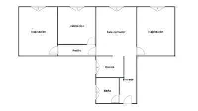 Apartamento en venta en Bilbao-Galdakao Errepidea, Bolueta (Distrito Begoña-Santutxu. Bilbao) de 210.000 €