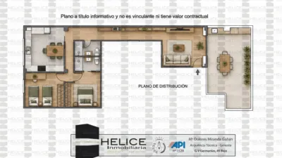 Ático en venta en Carrer de la Florista, 39, cerca de Carrer de les Alqueríes de Bellver, Benicalap (Distrito Benicalap. València Capital) de 405.000 €