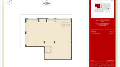 Local comercial en venta en Avinguda de l'Onze de Setembre, 289, cerca de Carrer d' Aragó, Estruch-Eixample (El Prat de Llobregat) de 309.000 €