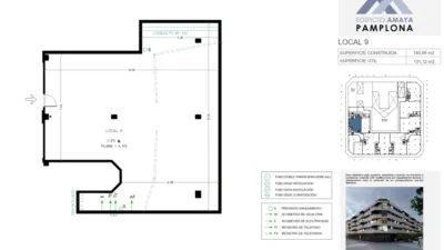 Promoción Local comercial en Venta Casco Antiguo - Alde Zaharra, Calle Leyre, Nº 14. Casco Antiguo - Alde Zaharra (Pamplona - Iruña) de 458.920 €