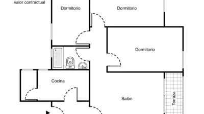 Piso en venta en Calle de la Alameda, Casco Antiguo (Alcorcón) de 210.000 €