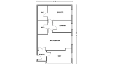Piso en venta en Carrer de Parcerisa, La Bordeta (Distrito Sants-Montjuïc. Barcelona Capital) de 355.000 €